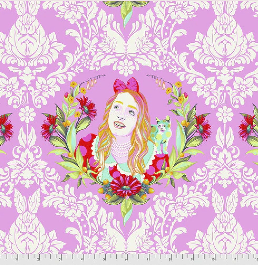 Tula Pink Fabric, Curiouser & Curiouser, Alice, PWTP159