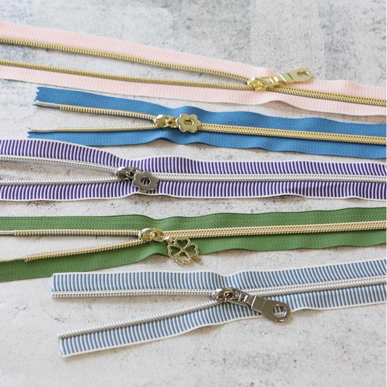 Spring Zipper Spring Zipper Bundle by Sallie Tomato, Zippers for Bags, Totes, Purses ...