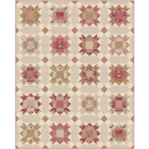 PRÉCOMMANDE, kit de courtepointe French General Joie de Vivre, tissu Moda, Wishy Washi, KIT13980, sortie septembre 2025