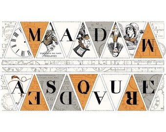 SMART BUY J Wecker Frisch, Mad Masquerade 24" Panel, PD11954-BUNTING, Halloween Riley Blake Fabric, # L-321