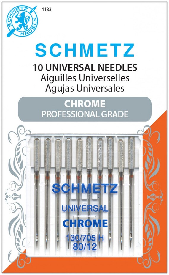 Chrome Universal Schmetz Needle 10 ct, Size 90/14 - 1 Package Chrome Universal Schmetz Needle 10 ct, Size 90/14 - 1 Package