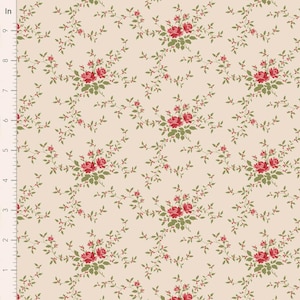 PRE-ORDER, Tilda Merry Little Christmas Fabric TIL110147 Noel Cream by Tone Finnanger, 100% Cotton Fabric, September 2025 Release