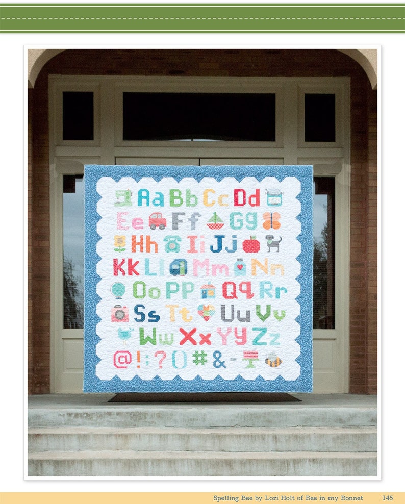 Spelling Bee Book by Lori Holt of Bee in My for Its Sew Etsy