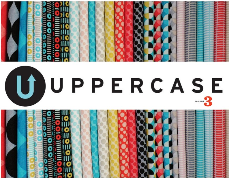 Janine Vangool Fat Quarter Bundle Precut Fabric Quilting Cotton Windham UPP3FATQ 26pc Uppercase 3