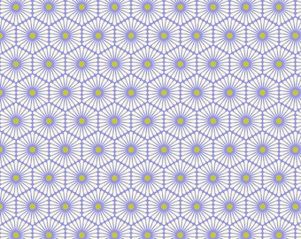 Tula Pink Besties Daisy Chain, PWTP220 Bluebell, Free Spirit Fabric, Geometric, 100% Cotton, #FS642