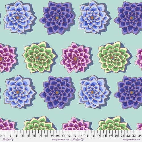 Kaffe Fassett, Shadow Flower, PWGP187 Aqua, Kaffe Fassett
