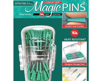 Magic Pins Patchwork Extra Fine 100ct , Quilting Sewing Pins 219591