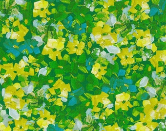 Pradera de pétalos pictóricos, SRKD-22275-238 Jardín, tela Robert Kaufman, flores florales, 100 % algodón, n.° 2563