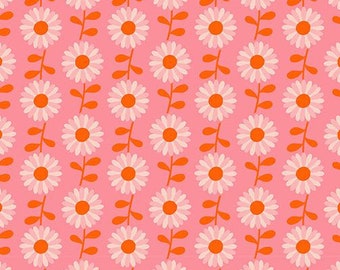 Melody Miller Flowerland, RS0074-11 Sorbet, Ruby Star Society, Moda Fabric, Floral Daisy, 100% Cotton, #2453