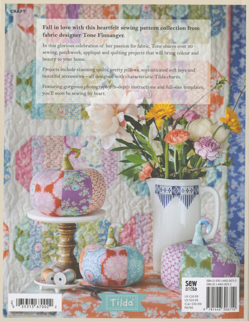Tilda Sewing by Heart Quilting Book by Tone Finnanger R6766 Etsy
