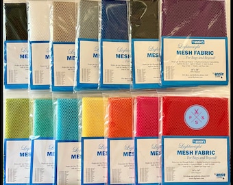 By Annie Lite Weight Mesh 18" x 54", Lightweight Mesh, SUP209 You Choose - 14 Colors, BIN4, BIN5
