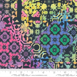Gradients Auras, 33733-15 Onyx, Moda Fabric, Dreamy Flowers Floral, 100% Cotton, #2717