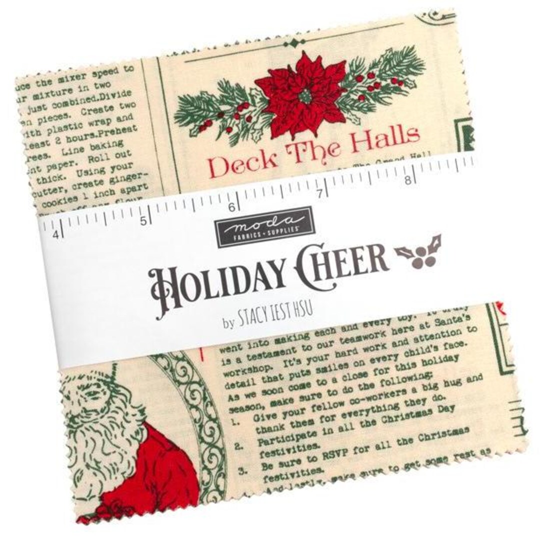 Moda Holiday Cheer Charm Pack, 5 Moda Holiday Cheer Charm Pack, 5