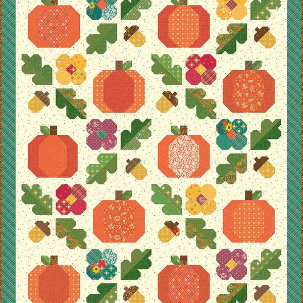 PRE-ORDER, Under the Oaks Quilt Kit, 52" x 59", Autumn Afternoon Fabric, Riley Blake, KT-14870, August 2024 Release