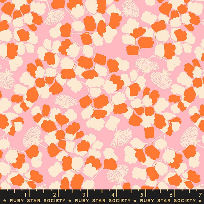 Ruby Star Reverie RS0053-12 Posy for Moda Fabrics, Modern Leaves, 100% Cotton
