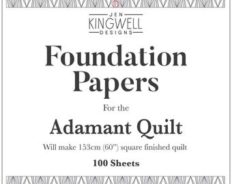 Adamant Foundation Papers, by Jen Kingwell, JKD-0462