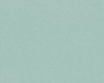 Seafoam Kona Cotton Solid Fabric by Robert Kaufman K001-1328, Premium 100% Cotton Quilting Solids Basics Blender, #KONA1328