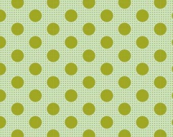 Tilda Medium Dots Green TIL130011, Tone Finnanger Fabric, Tilda Fabric, 100% Cotton, #2065