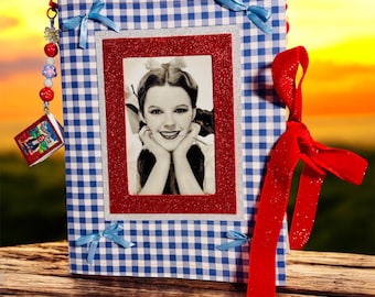 Diario hecho a mano del Mago de Oz. Libro para colorear, notas, colorear para adultos, scrapbooking, diario, registro diario.