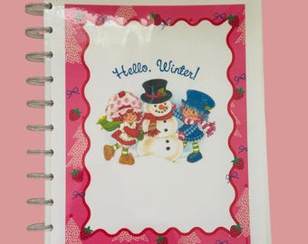 Libro para colorear de Tarta de Fresa Navideña, páginas extraíbles