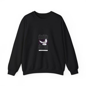 Glaube Sweatshirt, christliche Kleidung, Geschenk für sie, religiöser Rundhalspullover, Unisex Sweatshirt, religiöses Kleid
