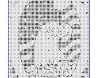 Artículo 2 Patrón de colcha afgana, mantel, mantel de crochet, cortina para colgar en la pared, descarga digital en formato PDF
