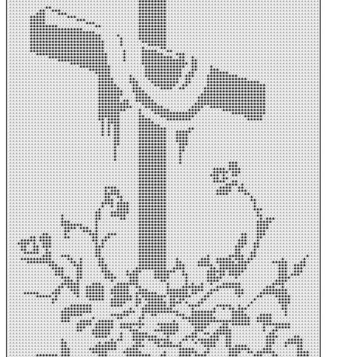 Blooming Filet Crochet Pattern Etsy
