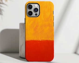 Mark Rothko Terracotta Phone Case | Color Block Abstract Art | iPhone 17 16 15, Samsung Galaxy, Pixel