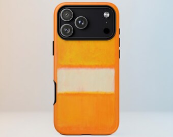 Mark Rothko Mustard Yellow Phone Case | Color Block Abstract Art | iPhone 17 16 15, Samsung Galaxy, Pixel