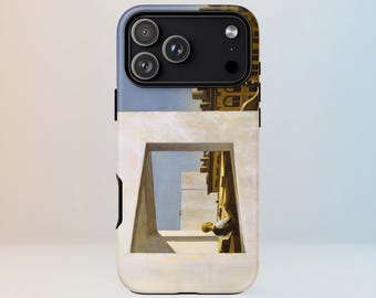 Edward Hopper Aesthetic Phone Cases | iPhone, Samsung, Pixel | World of Loneliness | Office in a Small City