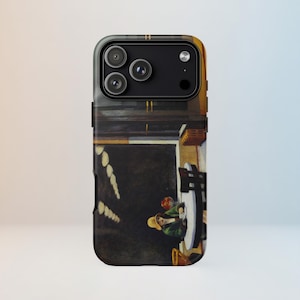 Edward Hopper Automat Phone Case — Night Cafe Vintage Art Cover for iPhone 17, Samsung S26, Google Pixel