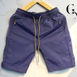 Quick-Drying Men&#39;s Beach Shorts: Lightweight Elastic Waist Summer Sportswear
