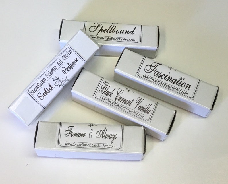 Solid Perfume Stick Hand Crafted Travel Fragrance Choose Your Etsy