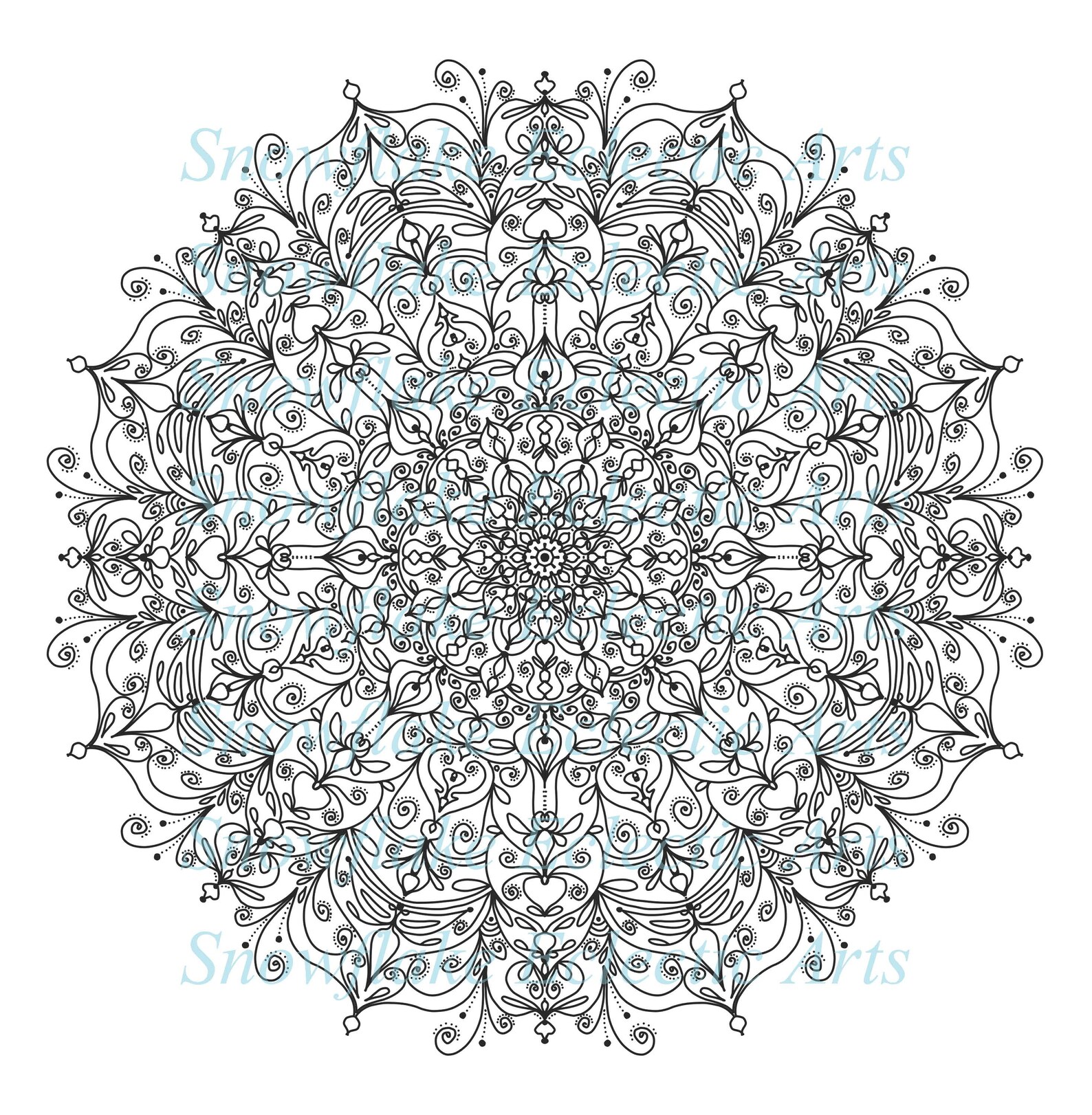 Download 2020 Mandala COLORING Page BUNDLE B Includes 7 Pages ...