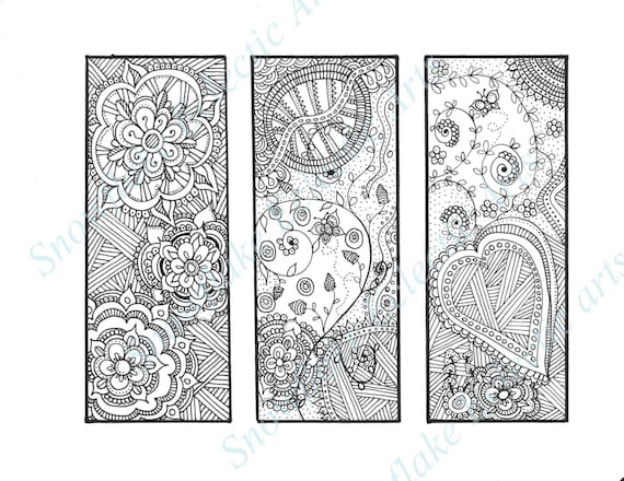 DIY BOOKMARKS Instant PDF Digital Download Printable | Etsy