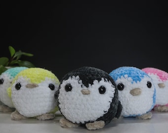 Crochet Amigurumi Penguin Plushie