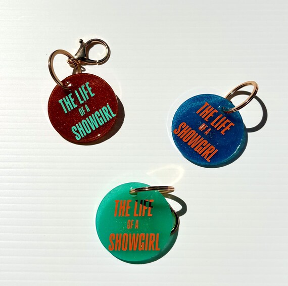 The Life Of A Showgirl Taylor Swift Resin Keychain