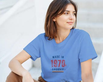 Groovy 1970 T-Shirt | Vintage Style Cotton Tee