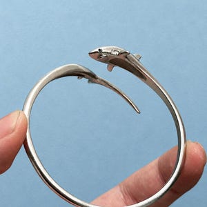 Thresher Shark Ring, Shark Earrings, Shark Bracelet, Handmade Ocean Jewelry, Marine Life Gift for Shark Lovers image 17