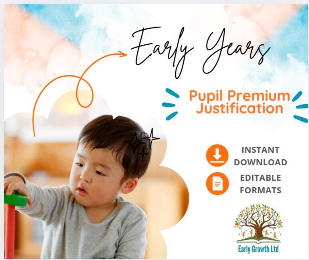 early-years-pupil-premium-justification-editable-preschool-nursery