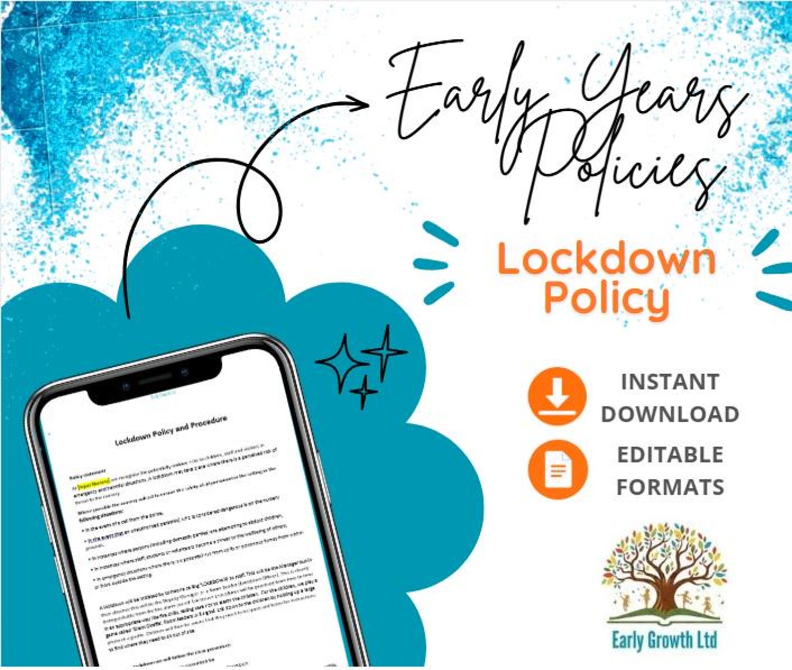Lockdown Policy – Editable Preschool, Nursery and Childminder Digital ...