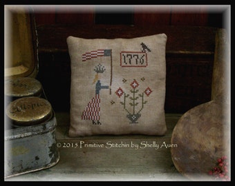 Americana Lady Liberty 1776 Pillow Keep E Pattern PDF