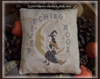 Bewitching Moon Halloween Pillow Tuck