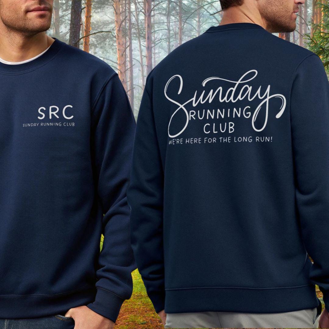 Sunday running club hoodie - Etsy 日本