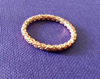 Filigree stack ring in Rose gold sz 6.25