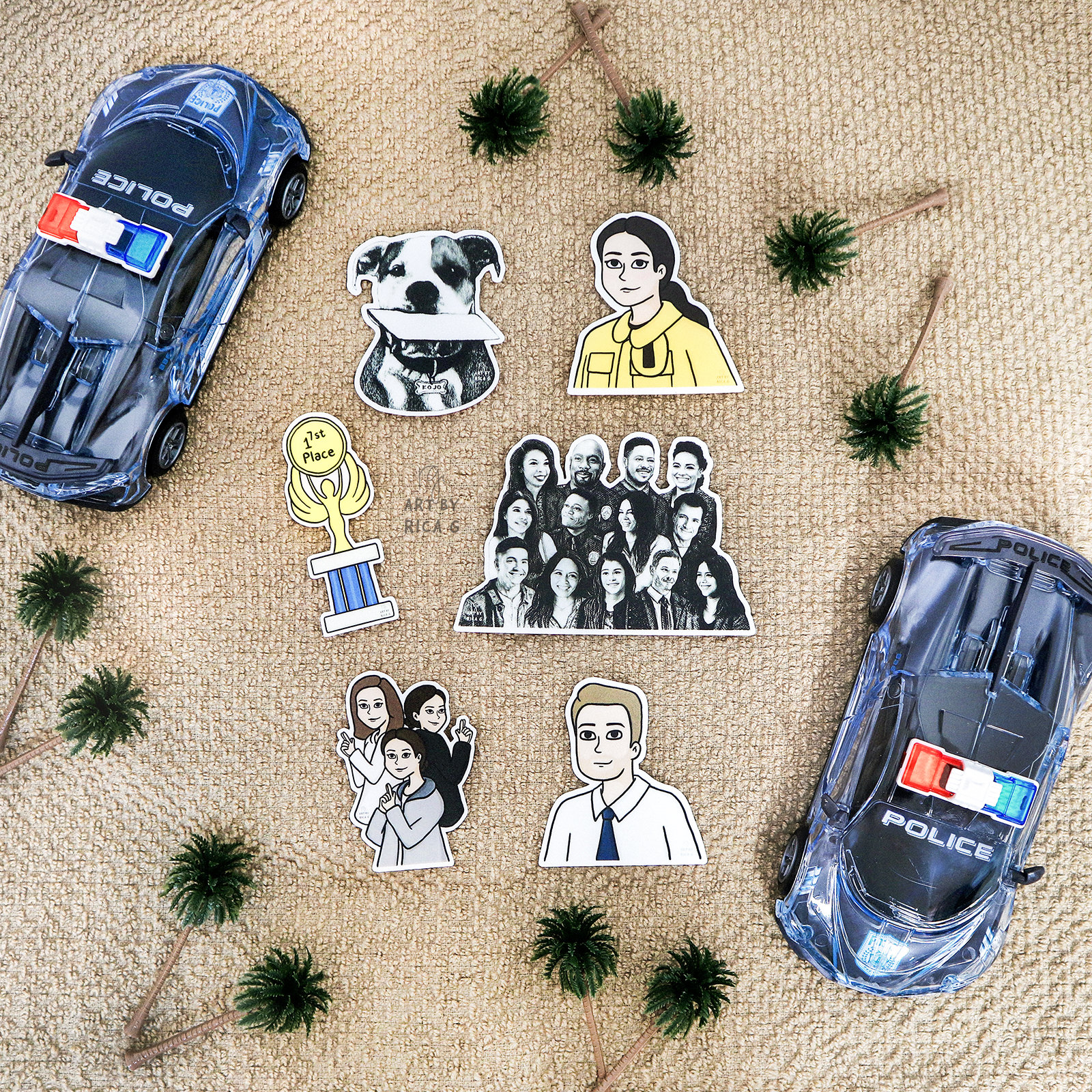 Kojo Dog Rookie The Rookie Stickers, Cartoon Stickers, Realistic Stickers, the Rookie ...