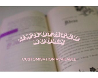 Annotated Books - CUSTOM