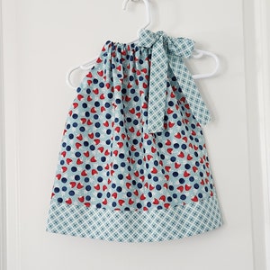 Pillowcase Dress | Berry Dress | Strawberry Dress | Blueberry Dress | Fruit Dress | Toddler Girl Dress | Baby Dress | Strawberries Outfit