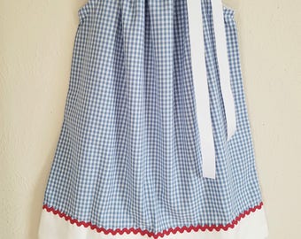 Dorothy Dress | Wizard of Oz Dress | Pillowcase Dress | Blue Gingham Dress | Oz Party | Dorothy Costume | Girls Dresses | Dorothy Outfit