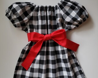 buffalo check holiday dress